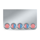 20" Drop Center Panel with Eight 4" Red/Blue LEDS