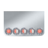 20" Drop Center Panel with Eight 4" Red/White Dual Revolution Watermelon LEDS