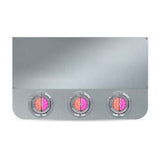 20" Drop Center Panel with Eight 4" Red/Pink Dual Revolution Watermelon LEDS