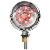 3-1/2" Dia. Red/Clear Spyder LED Light