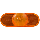 Oval Amber Full Moon Light