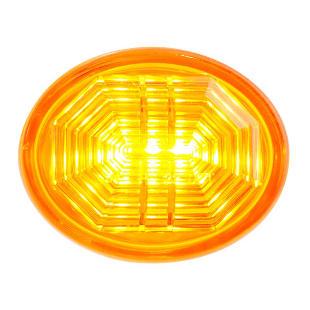 2" 3 LED Oval Marker Light with Grommet and Wiring