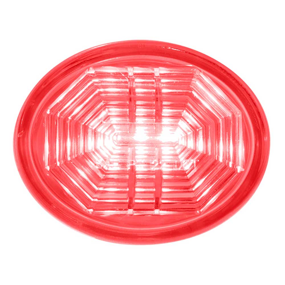2" 3 LED Oval Marker Light with Grommet and Wiring