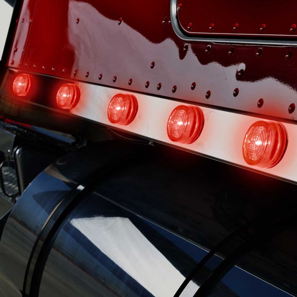 2" 3 LED Oval Marker Light with Grommet and Wiring