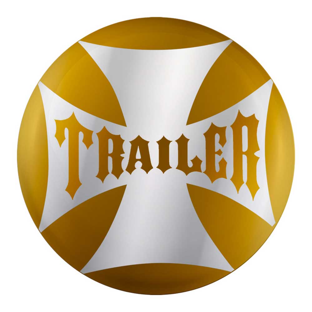 "Trailer" Maltese Cross Air Valve Knob Sticker