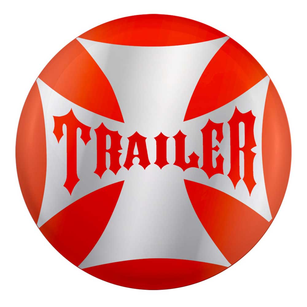 "Trailer" Maltese Cross Air Valve Knob Sticker