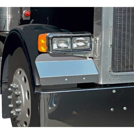 Peterbilt 378, 379 1987+ stainless steel fender guards for semi trucks