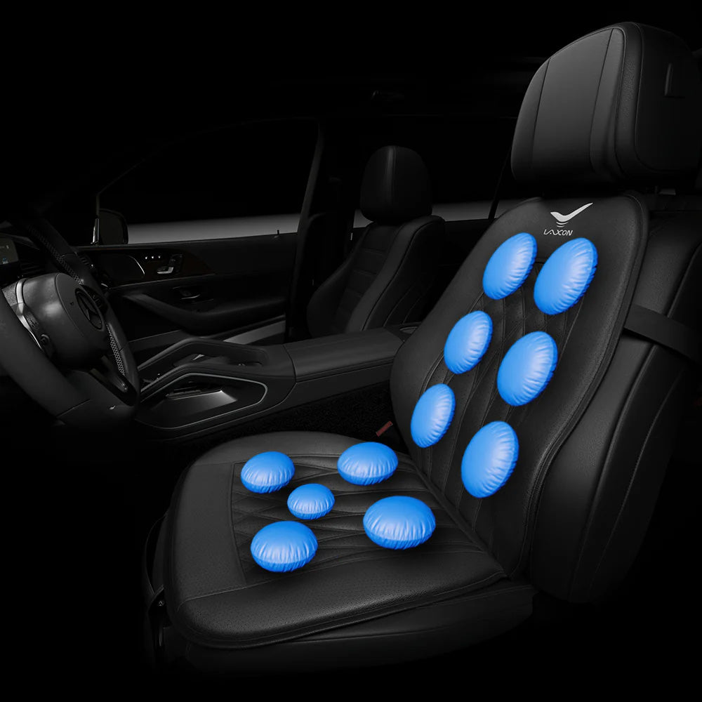 Laxon Air Massage Vehicle Seat Black Laxon Air Massage Vehicle Seat Black