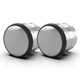 Hybrid Stainless Steel Black Paintable Taper Style Front or Rear Axle Cover Kit