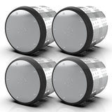 Hybrid Stainless Steel Black Paintable Taper Style Front or Rear Axle Cover Kit