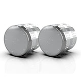 Hybrid Stainless Steel Chrome Taper Style Front or Rear Axle Cover Kit
