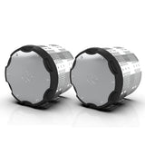 Hybrid Stainless Steel Black Paintable Pocket Style Front or Rear Axle Cover Kit