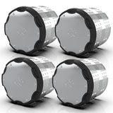 Hybrid Stainless Steel Black Paintable Pocket Style Front or Rear Axle Cover Kit