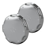 Hybrid Stainless Steel Chrome Pocket Style Front or Rear Axle Cover Kit