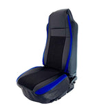 Universal Pleated Fabric & Leatherette Seat Cover