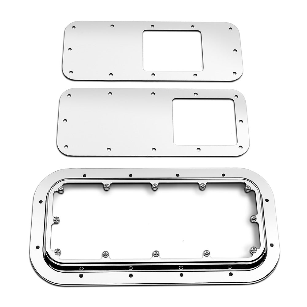 Peterbilt Taper Style Chrome Multi Fit Shifter Plate