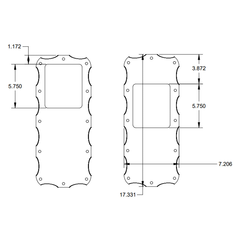 Peterbilt Pocket Style Multi Fit Shifter Plate