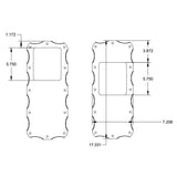Peterbilt Pocket Style Multi Fit Shifter Plate