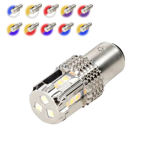 1157 Dual color LED mini bulb
