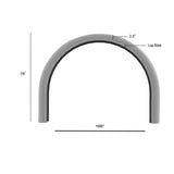 100" Shift Products Single Axle Fiberglass Fender with 1" Lip