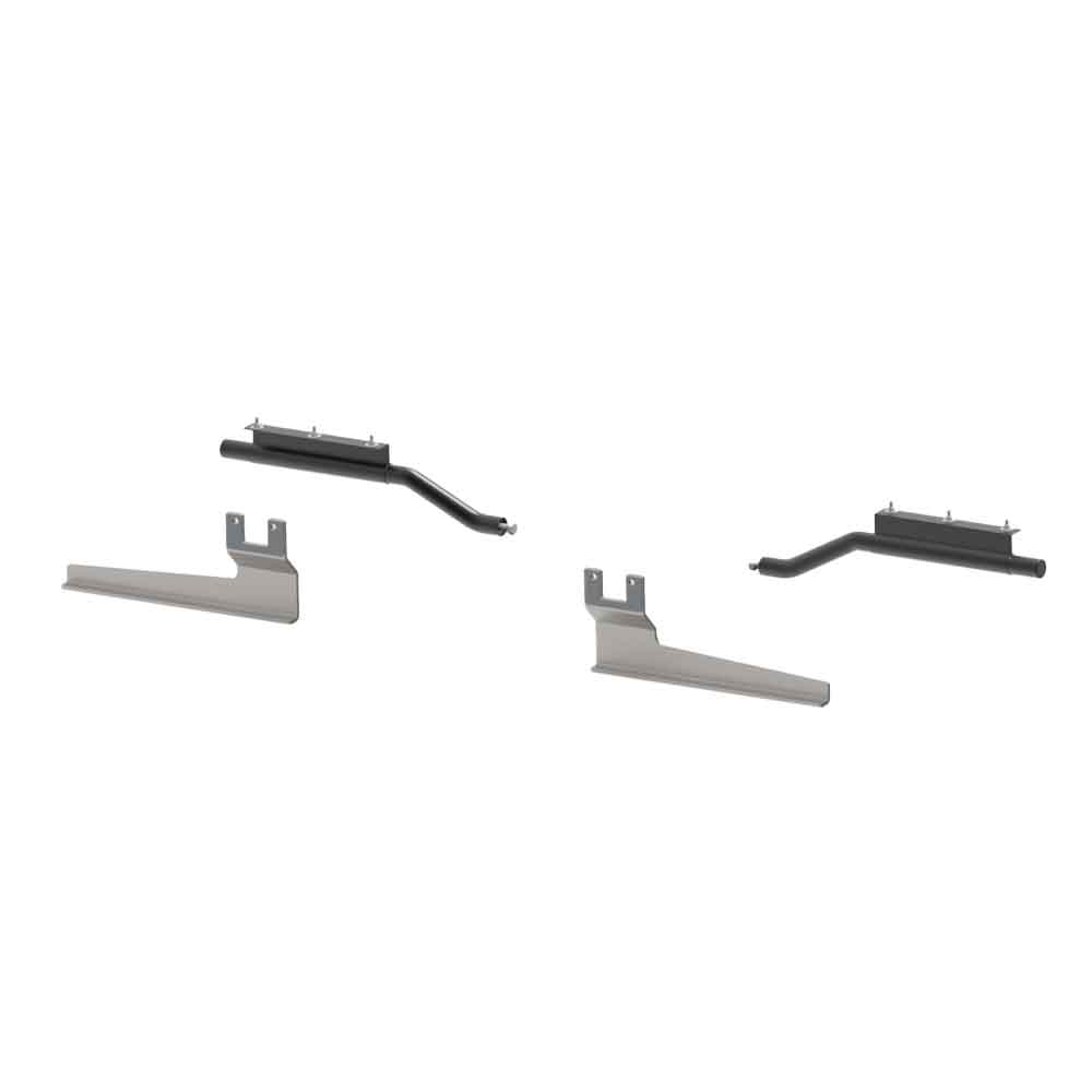 Peterbilt Flex Air, Kenworth AG380L Hidden Fiberglass Half Fender Bracket Kit