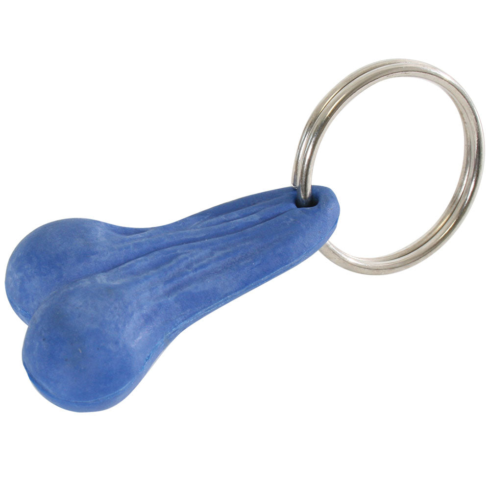 Big Ballz Key Chain Blue
