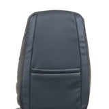 Bostrom Wide Ride + Serta Cool Action Gel Memory Foam Black Ultra-Leather High-Back Truck Seat
