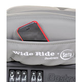 Bostrom Wide Ride + Serta Cool Action Gel Memory Foam Black Ultra-Leather High-Back Truck Seat