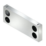 Rear Stainless Steel Center Panel with Four 4" Cutouts
