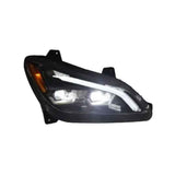 Kenworth T680 2022+ Blackout Headlight With Sequential Turn Signal