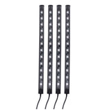 9" Multicolor LED Interior Music Sync and Color Changing Light Bars with Remote and App Control