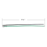 9-3/4" Double Contact Pigtail