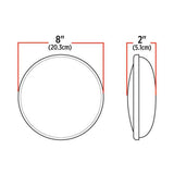 8" Convex Mirror with Center Mount