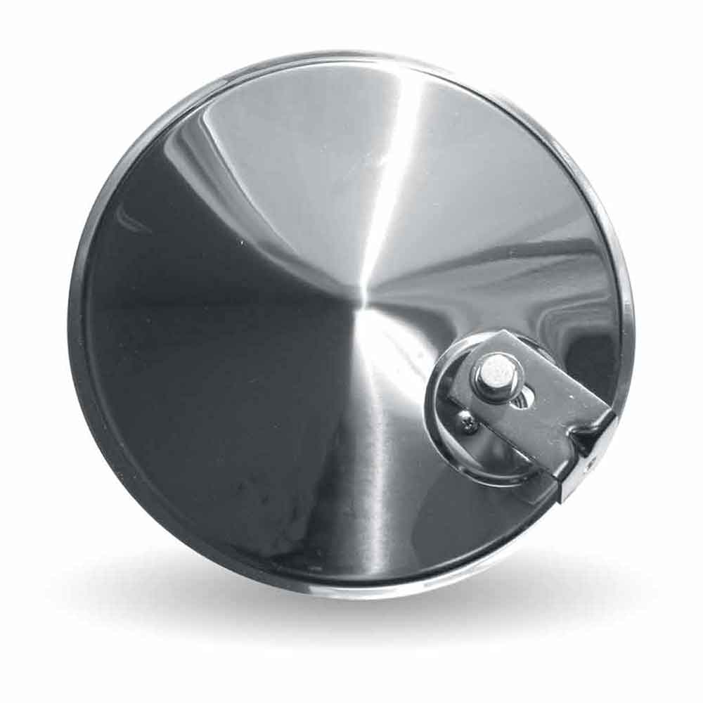 8" Convex Mirror with Offset Mounting Bracket