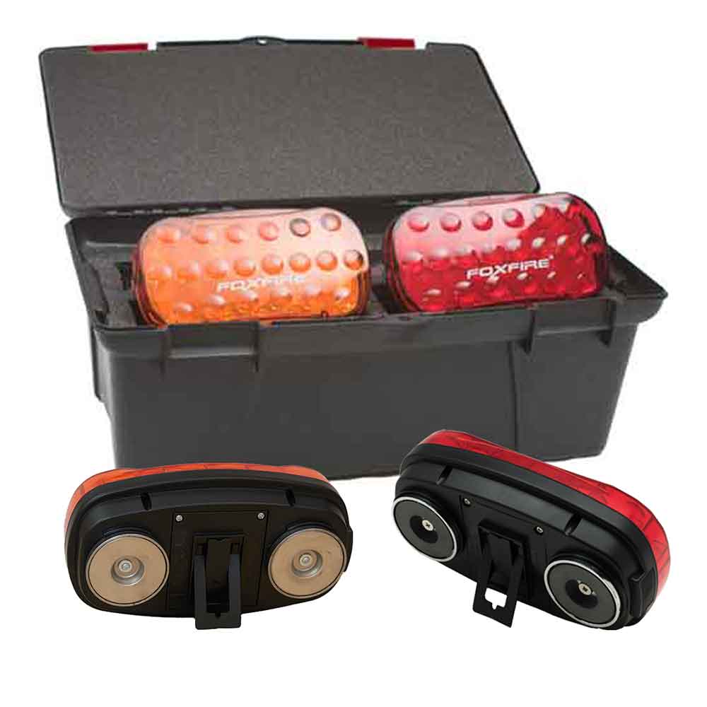 4 Pack Red/Amber Foxfire LED Emergency Warning Light Kit – Iowa 80
