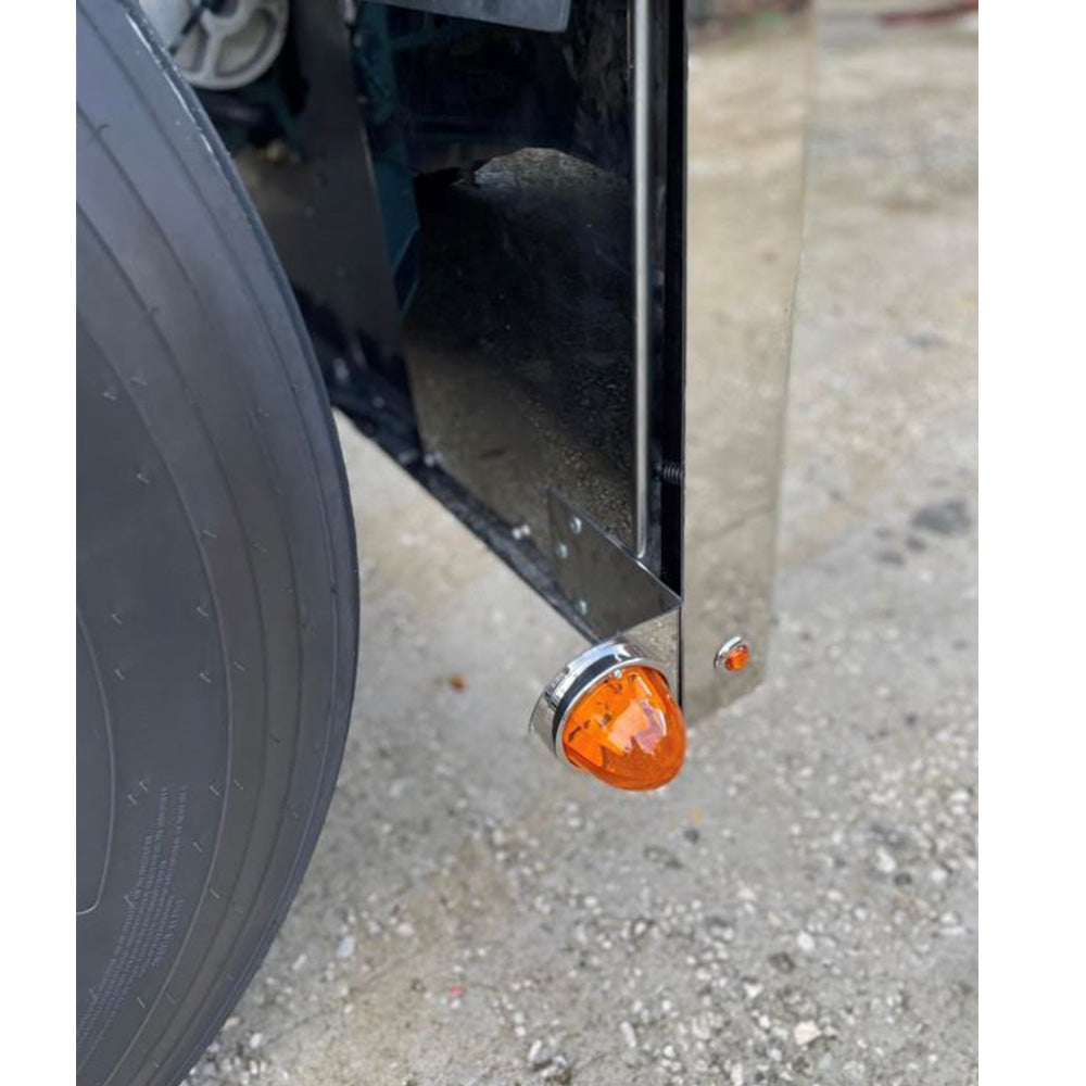 Universal Stainless Steel Watermelon Bumper Light Bracket