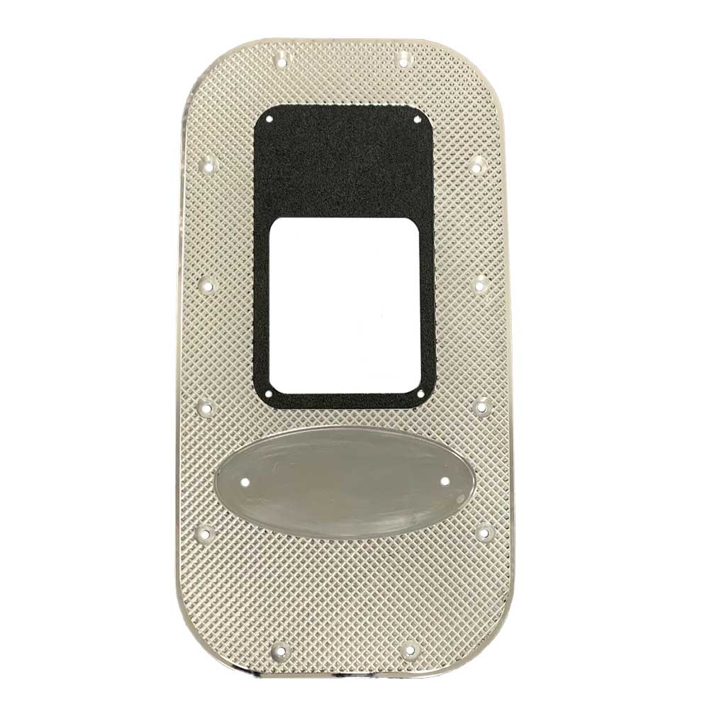 20-1/2" Peterbilt and Kenworth Universal Diamond Billet Shifter Floor Plate