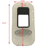 20-1/2" Peterbilt and Kenworth Universal Diamond Billet Shifter Floor Plate