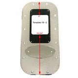 Black Aluminum Shifter Plate Insert (Template 1D)