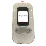 Black Aluminum Shifter Plate Insert (Template 1D)