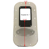 Black Aluminum Shifter Plate Insert (Template 1E)
