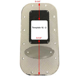 Black Aluminum Shifter Plate Insert (Template 1E)