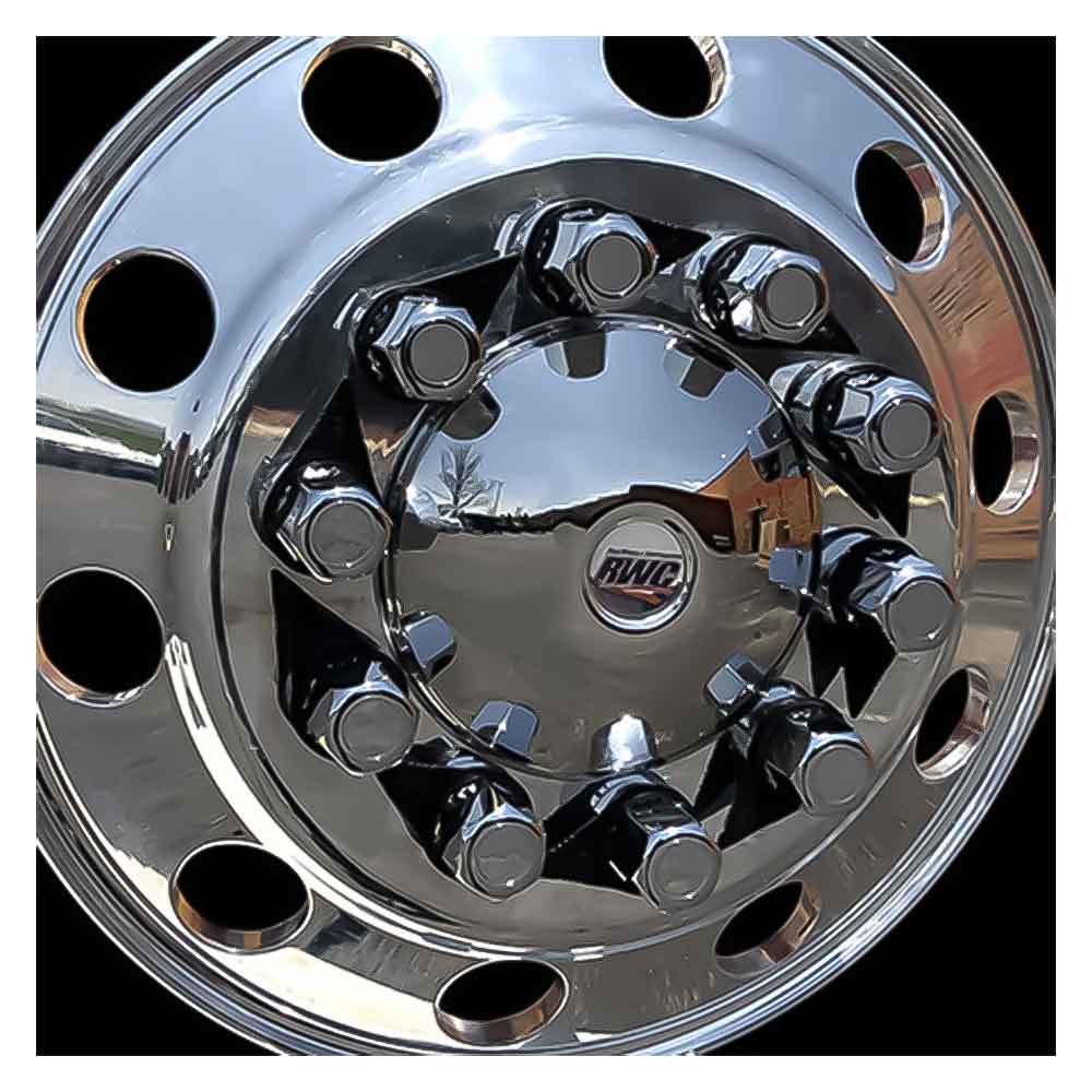 33mm Push On Nut Cover with Black Safety Lug Check Indicator - 10 Pack