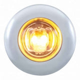 3/4" 2 LED Mini Light with Stainless Steel Bezel Marker Light
