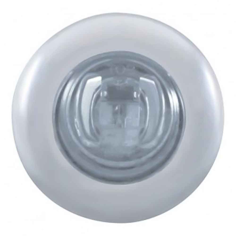 3/4" 2 LED Mini Light with Stainless Steel Bezel Marker Light