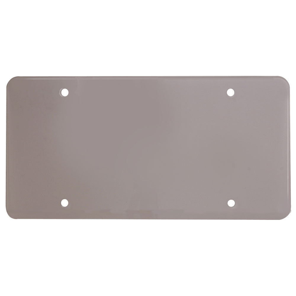 Smoke Plastic License Plate Protector