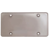 Smoke Plastic Bubble License Plate Protector