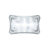 2" 3 LED Rectangle Marker Light with Grommet and Wiring