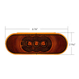 6" Amber Oval Turn/Marker Light