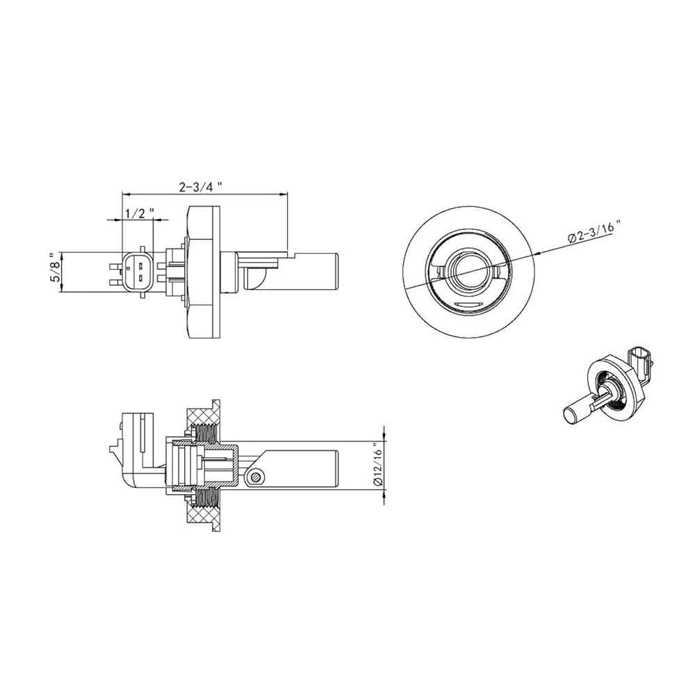 Freightliner Cascadia Coolant Level Sensor
